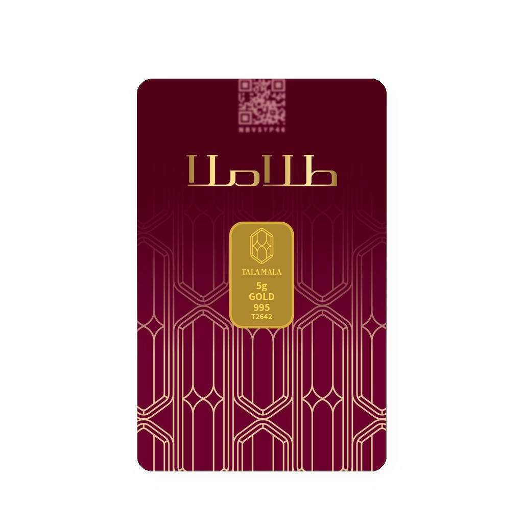 شمش طلا طلاملا ۵ گرم