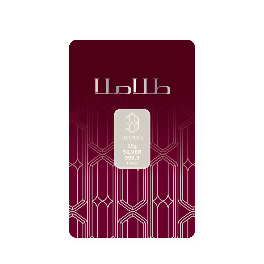 شمش نقره طلاملا ۱۰ گرم