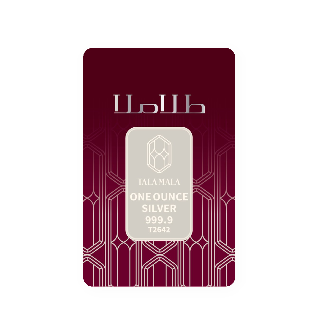 شمش نقره طلاملا ۱ اونس